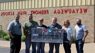 Waupaca Foundry | 2017 Hides For Heroes check presentation